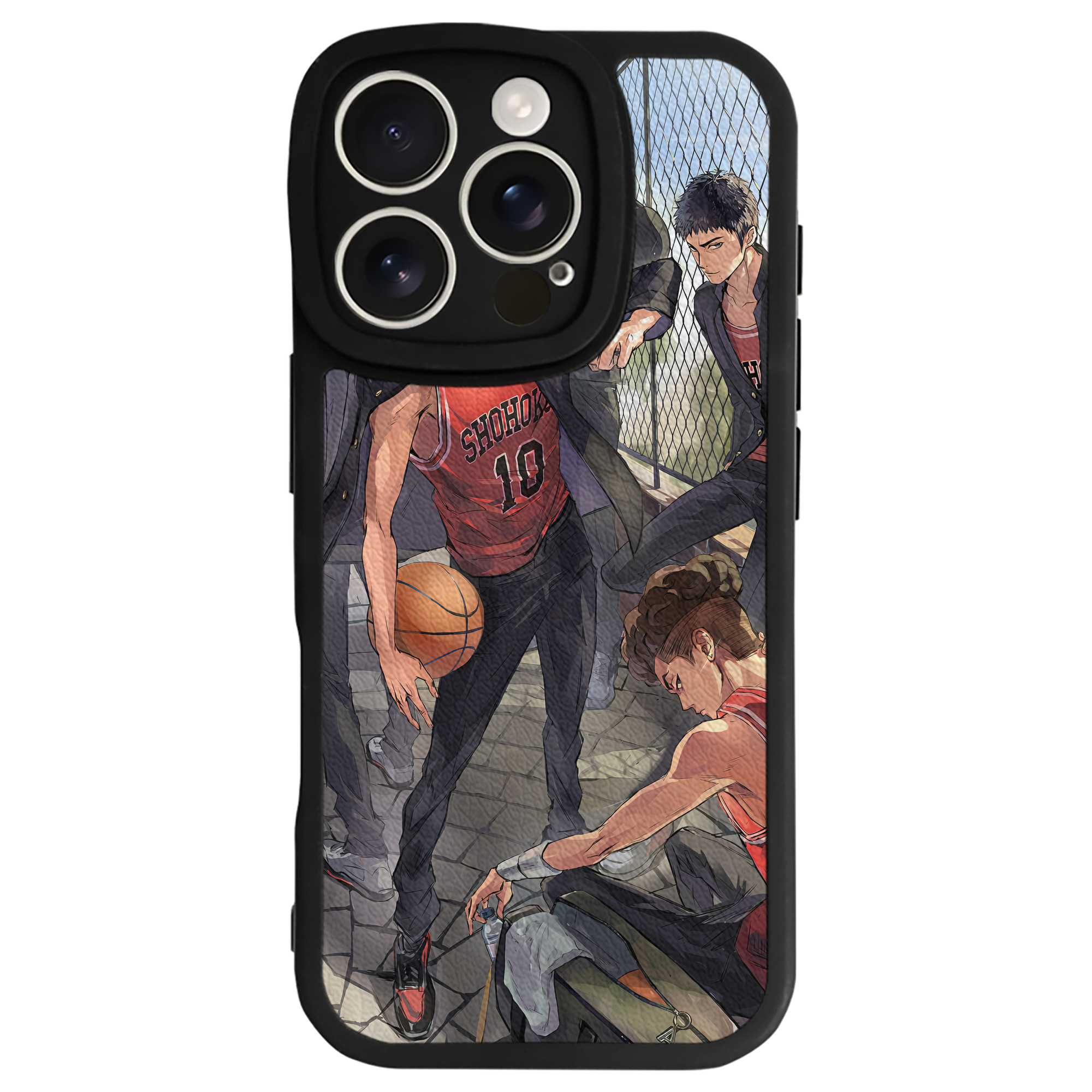（画像用） SLAM DUNK／スラムダンク 【iPhone 16シリーズ対応】シリコンスマホケース（レザー調） 材質：シリコン